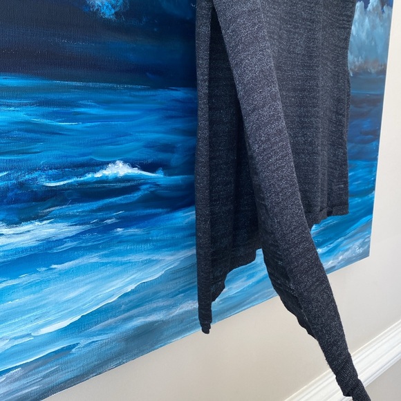 Shimmering Sheer Side Slit Top - Eileen Fisher - Picture 2 of 7